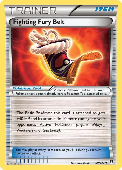 Fighting Fury Belt - Reverse Holo