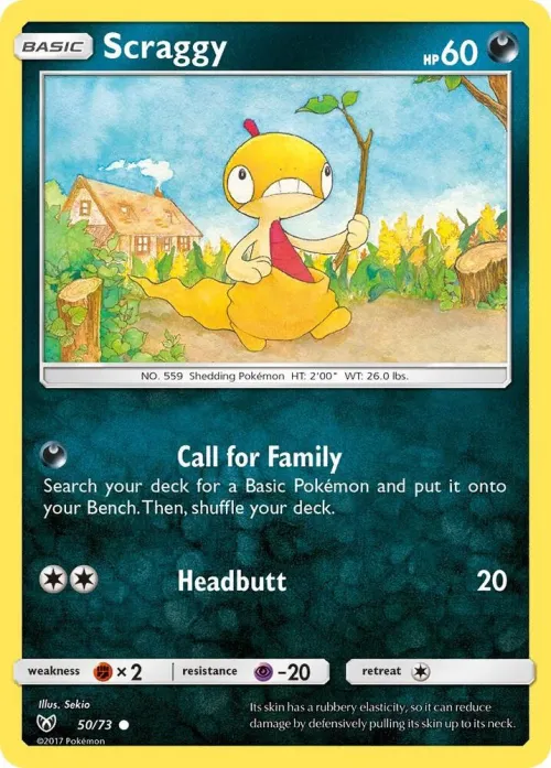 Scraggy - Reverse Holo