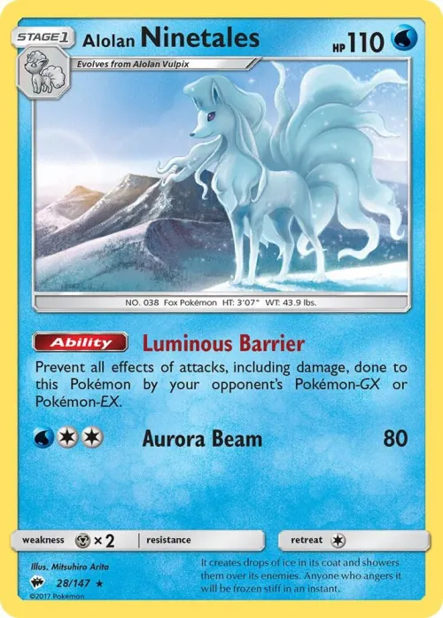 Alolan Ninetales - Reverse Holo