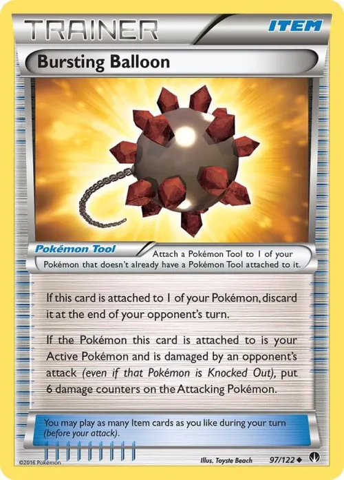 Bursting Balloon - Reverse Holo