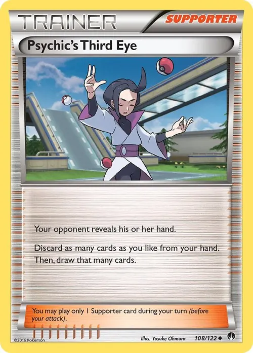 Psychic's Third Eye - Reverse Holo