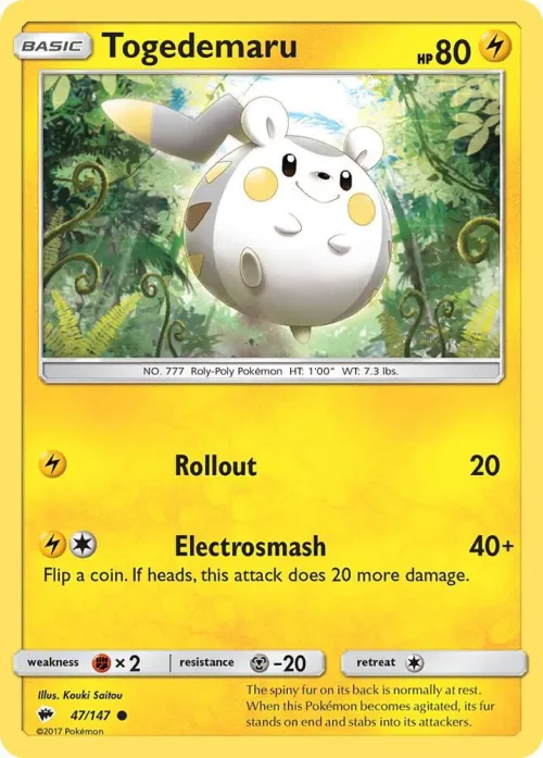 Togedemaru - Reverse Holo