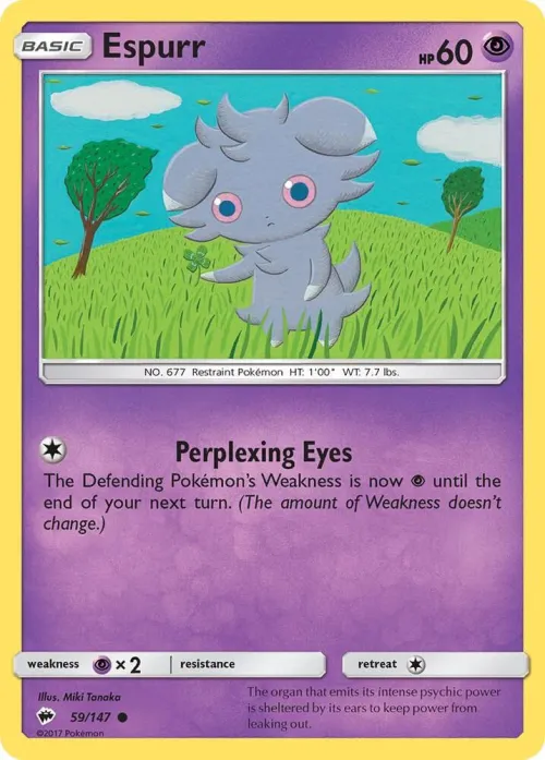 Espurr - Reverse Holo