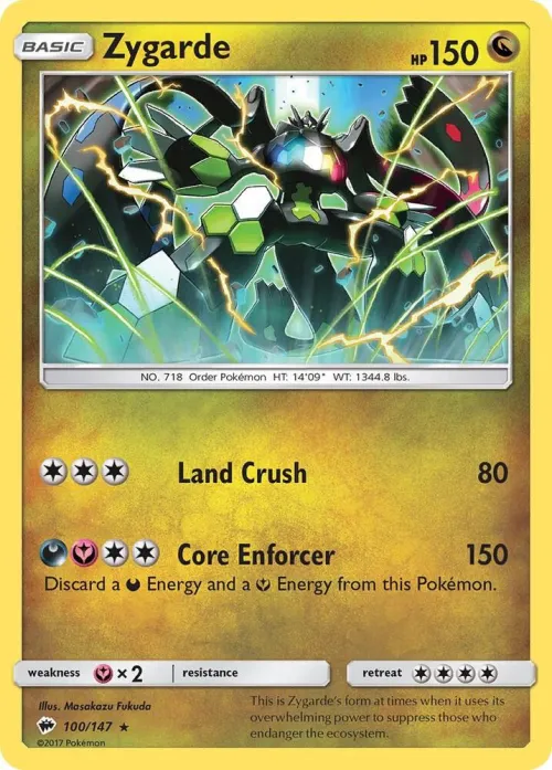 Zygarde - Reverse Holo
