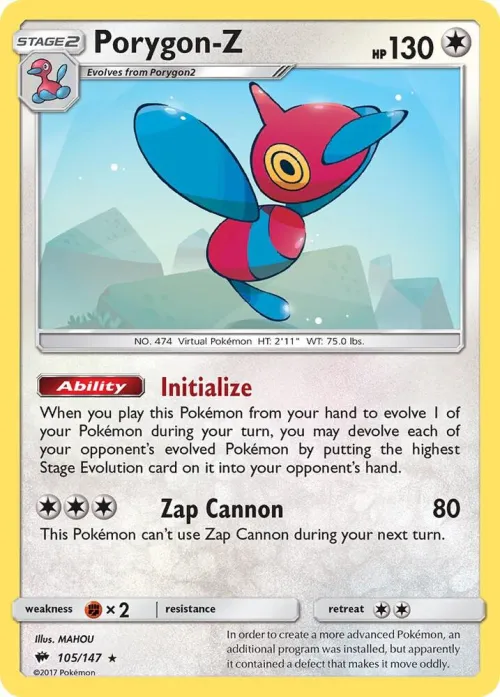 Porygon-Z - Reverse Holo