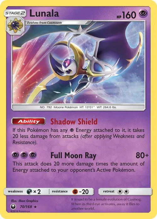 Lunala - Reverse Holo