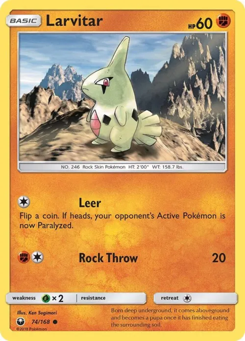 Larvitar - Reverse Holo
