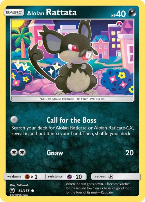 Alolan Rattata - Reverse Holo