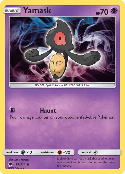 Yamask - Reverse Holo