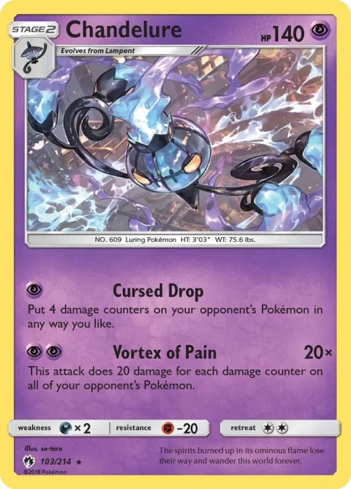 Chandelure - Holo