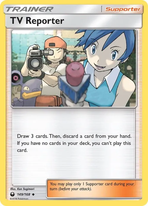 TV Reporter - Reverse Holo