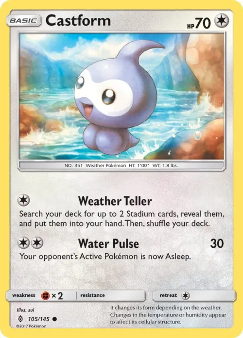 Castform - Reverse Holo