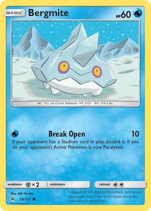 Bergmite - Reverse Holo