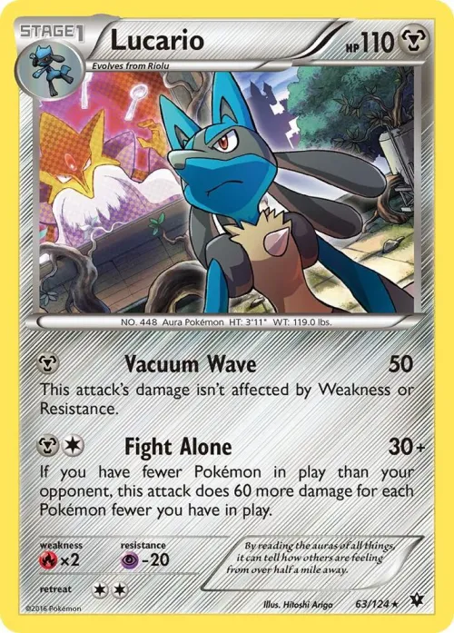 Lucario (63) - Reverse Holo