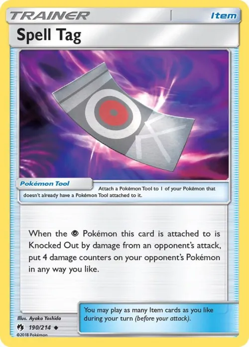 Spell Tag - Reverse Holo