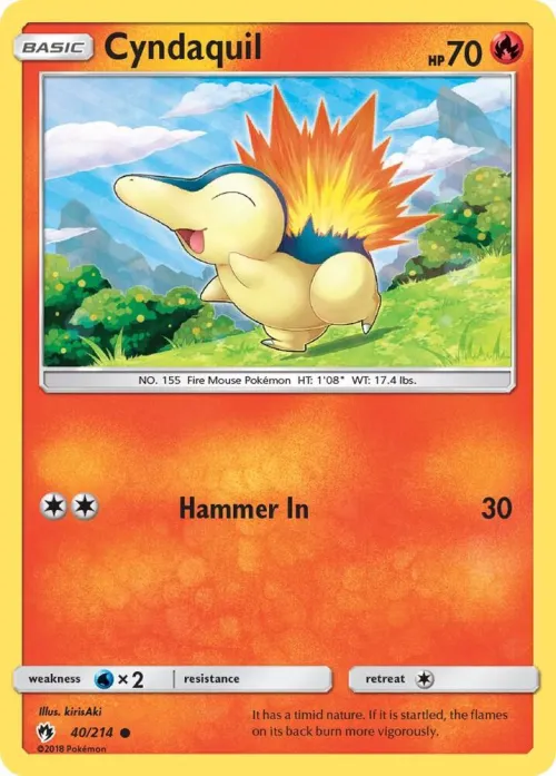 Cyndaquil (40) - Reverse Holo