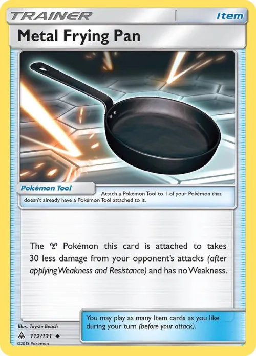 Metal Frying Pan - Reverse Holo