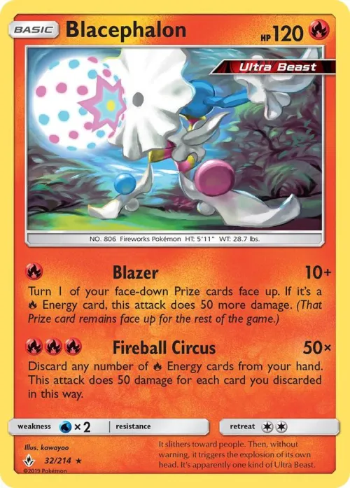 Blacephalon - Reverse Holo