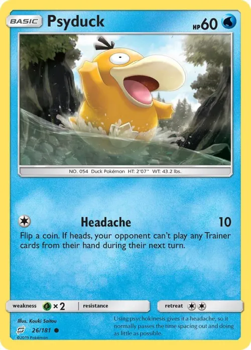 Psyduck - Reverse Holo