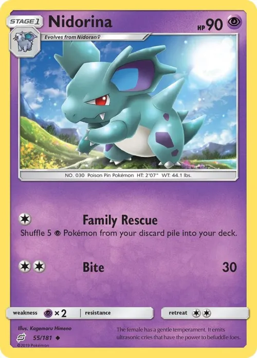 Nidorina - Reverse Holo