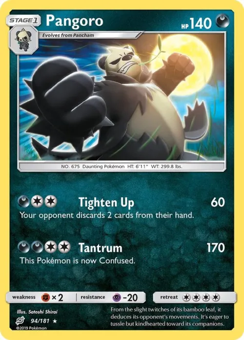 Pangoro - Reverse Holo