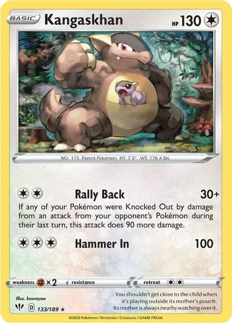 Kangaskhan - Reverse Holo