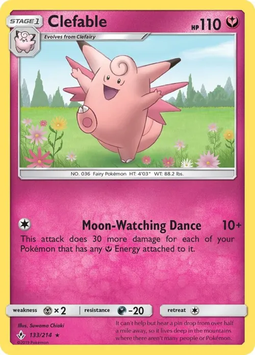 Clefable - Reverse Holo