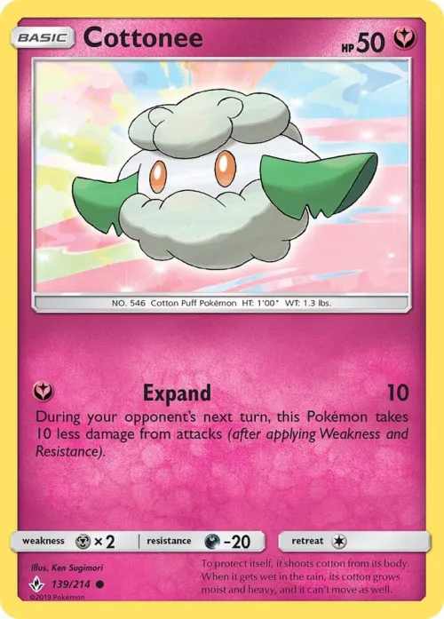 Cottonee - Reverse Holo