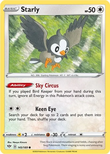 Starly - Reverse Holo