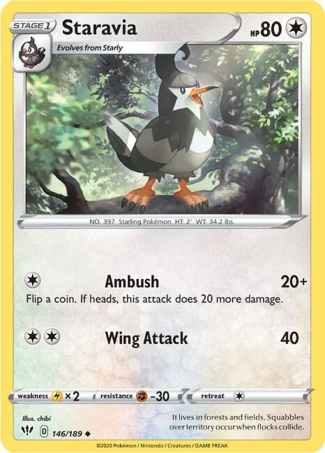 Staravia - Reverse Holo