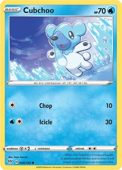 Cubchoo - Reverse Holo