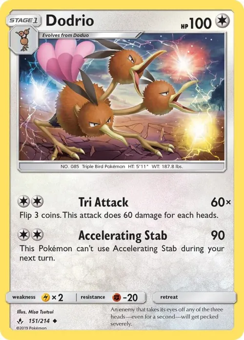 Dodrio - Reverse Holo