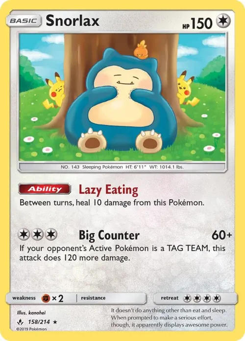 Snorlax - Holo
