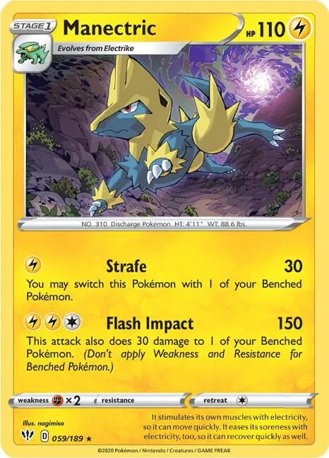 Manectric - Reverse Holo
