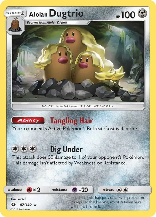 Alolan Dugtrio - Holo