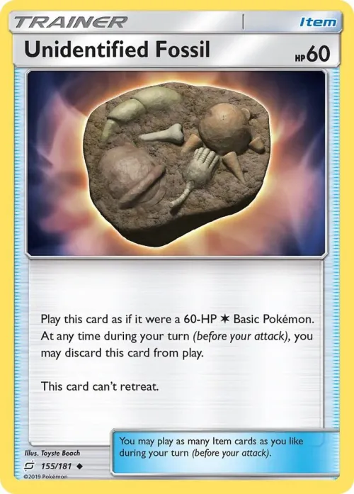 Unidentified Fossil - Reverse Holo