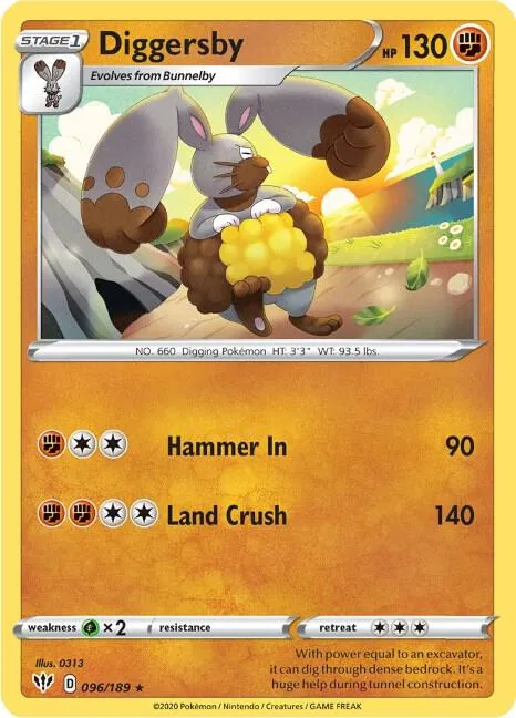 Diggersby - Reverse Holo