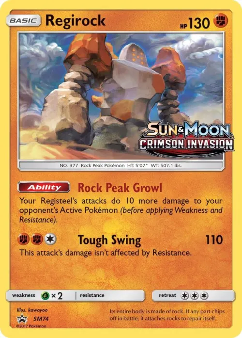 Regirock - Staff