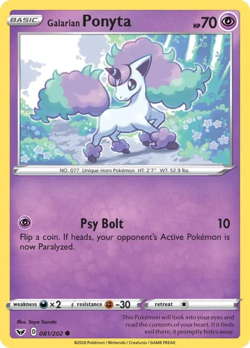 Galarian Ponyta - Reverse Holo