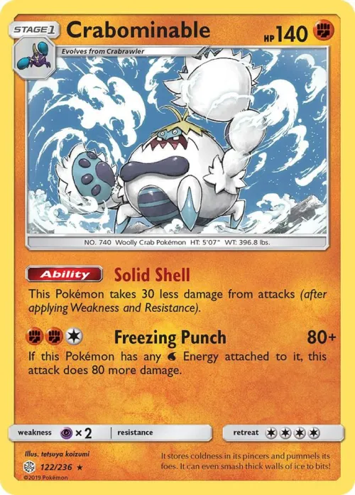 Crabominable - Reverse Holo