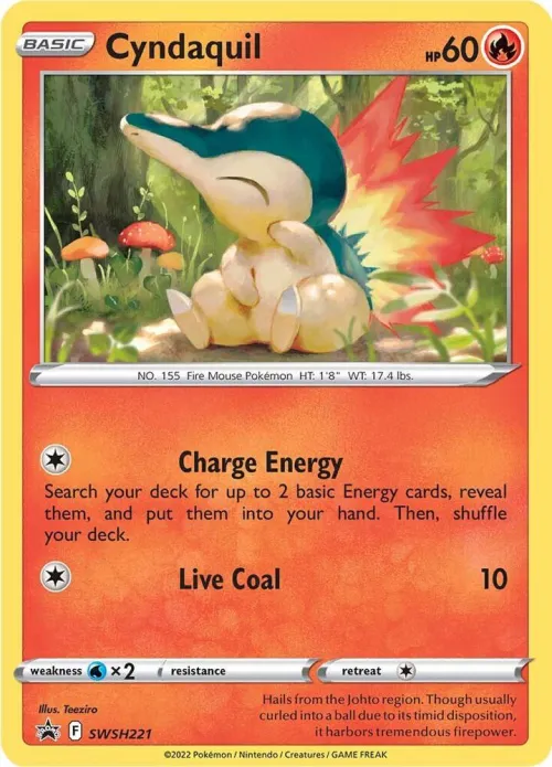 Cyndaquil - Cosmos Holo