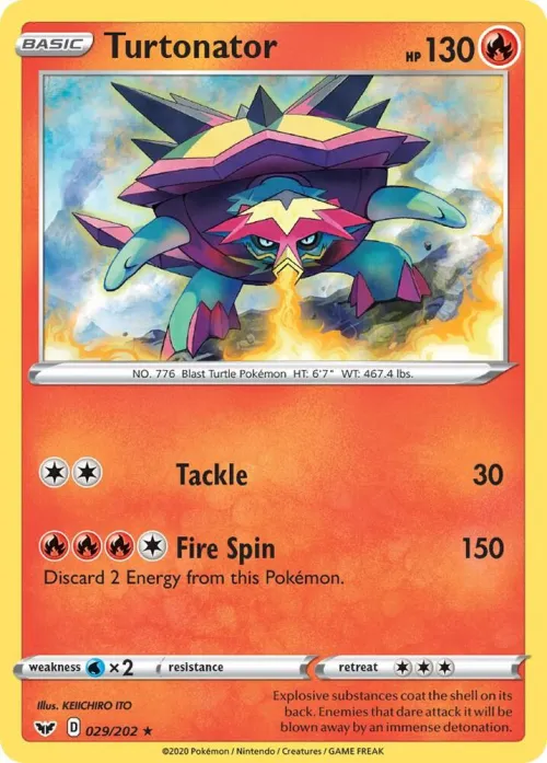 Turtonator - Reverse Holo