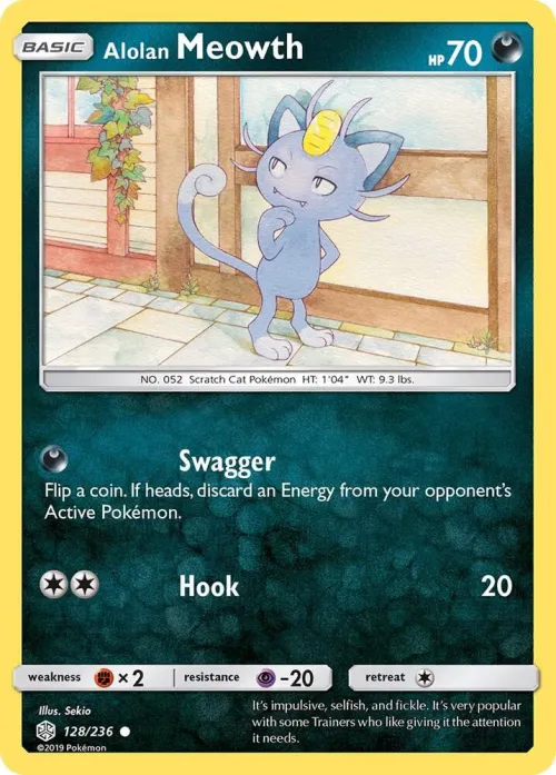 Alolan Meowth - Reverse Holo