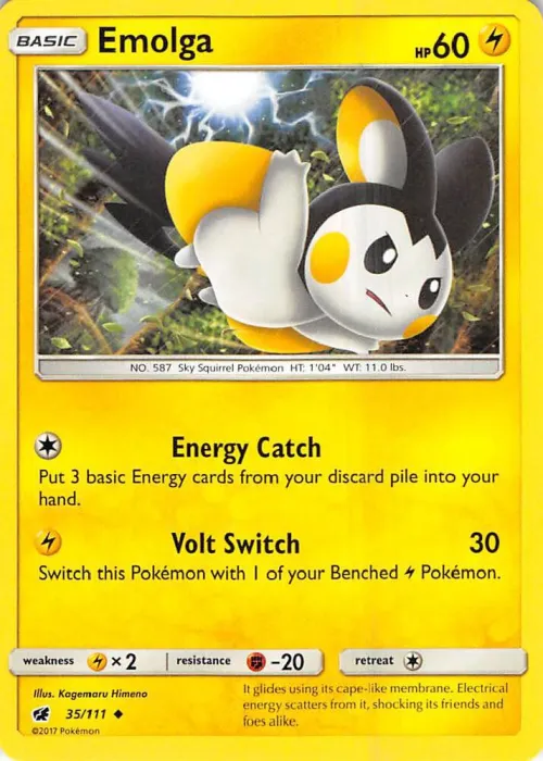 Emolga - Reverse Holo