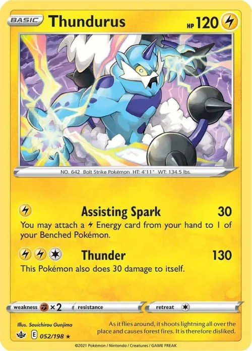 Thundurus - Reverse Holo