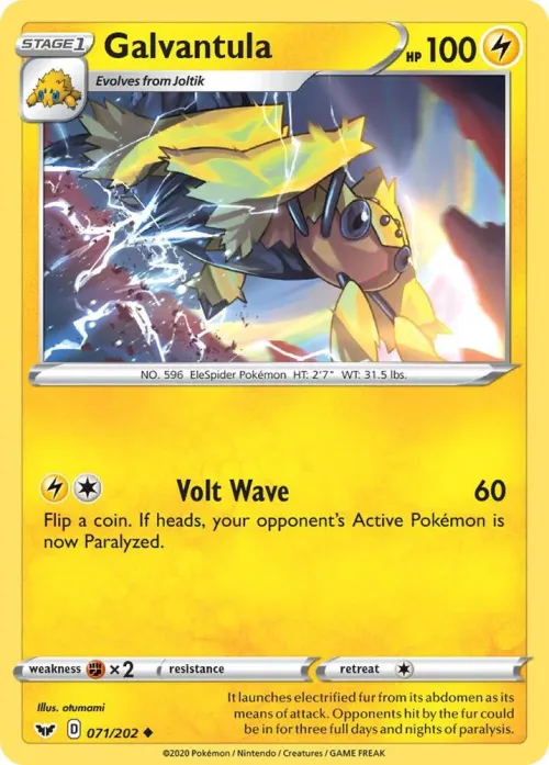 Galvantula - Reverse Holo