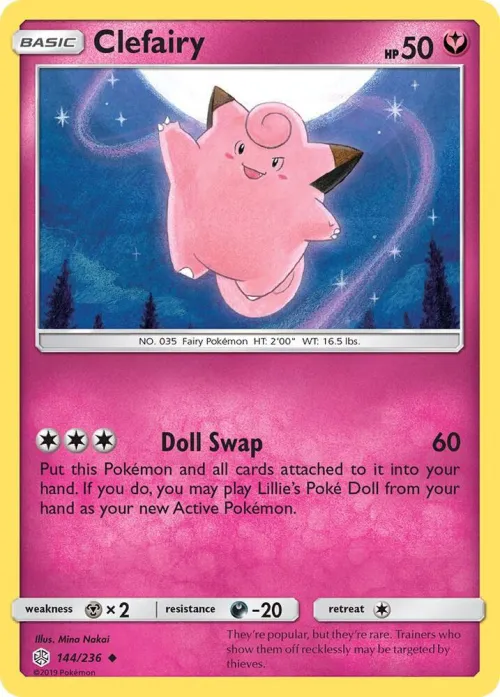 Clefairy - Reverse Holo