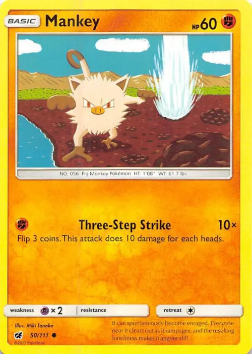 Mankey - Reverse Holo