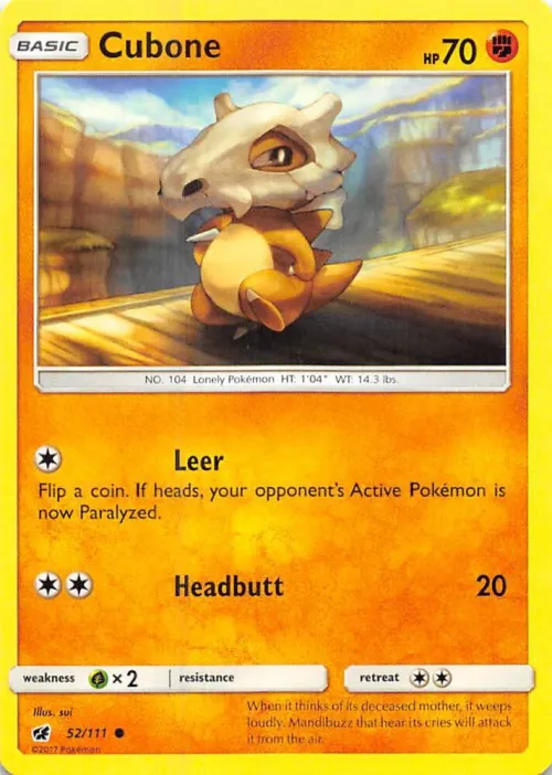 Cubone - Reverse Holo