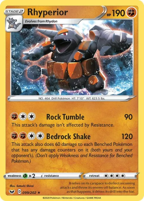 Rhyperior - Reverse Holo